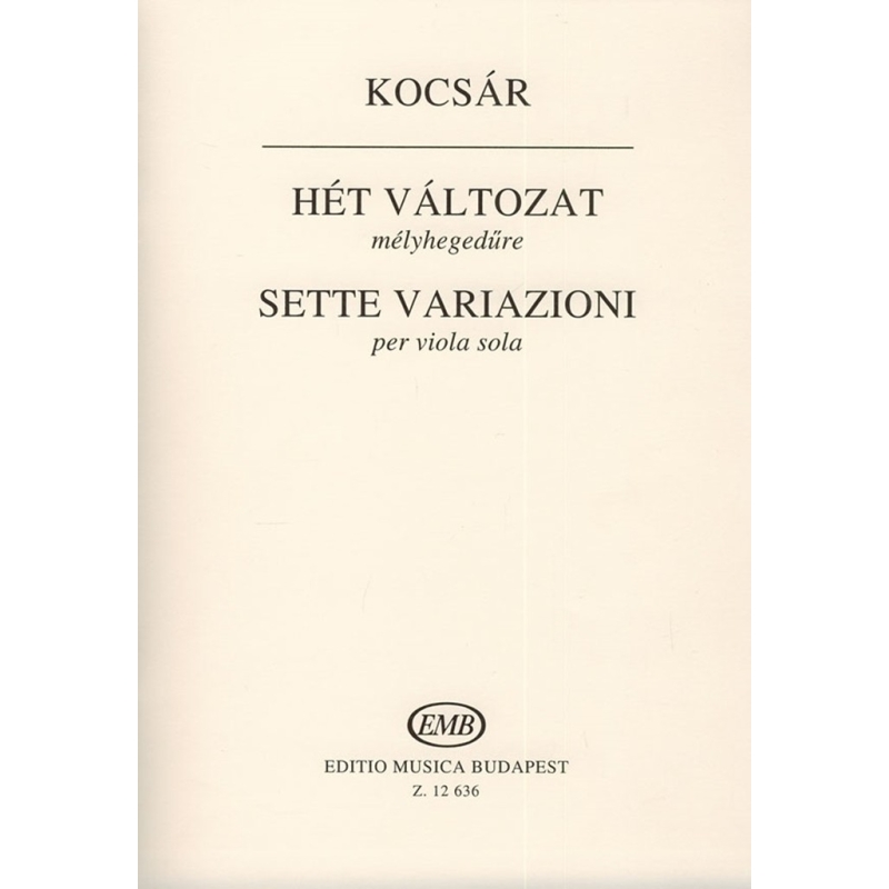 Kocsár Miklós - Seven Variations