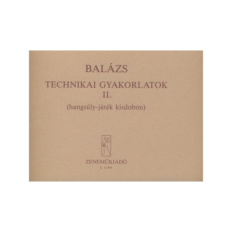 Balázs Oszkár - Technical Studies - for percussion