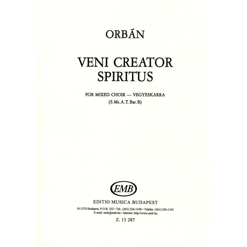 Orbán György - Veni Creator Spiritus