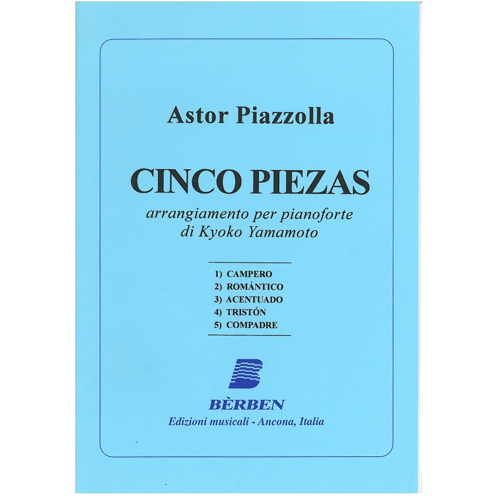 Piazzolla, Astor - Cinco Piezas per pianoforte