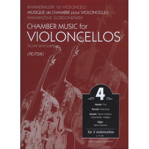 Chamber Music For Violoncellos - for 3 Violoncellos