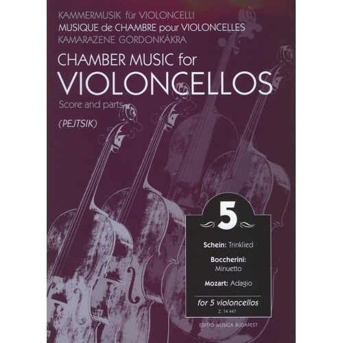 Chamber Music For Violoncellos - for 5 Violoncellos