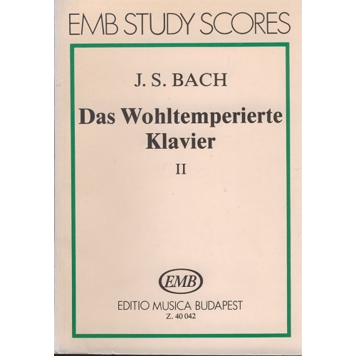 Bach, J.S - Well-Tempered Clavier II, BWV 870-893
