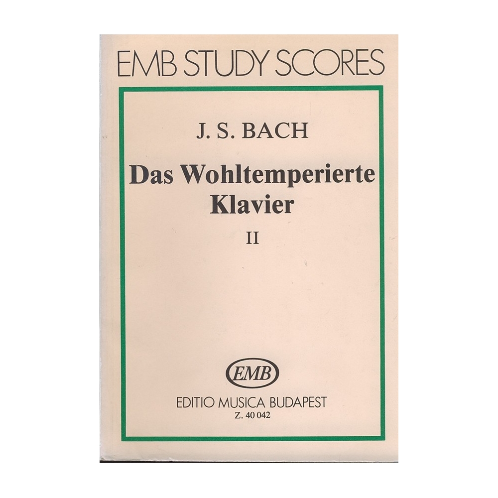 Bach, J.S - Well-Tempered Clavier II, BWV 870-893