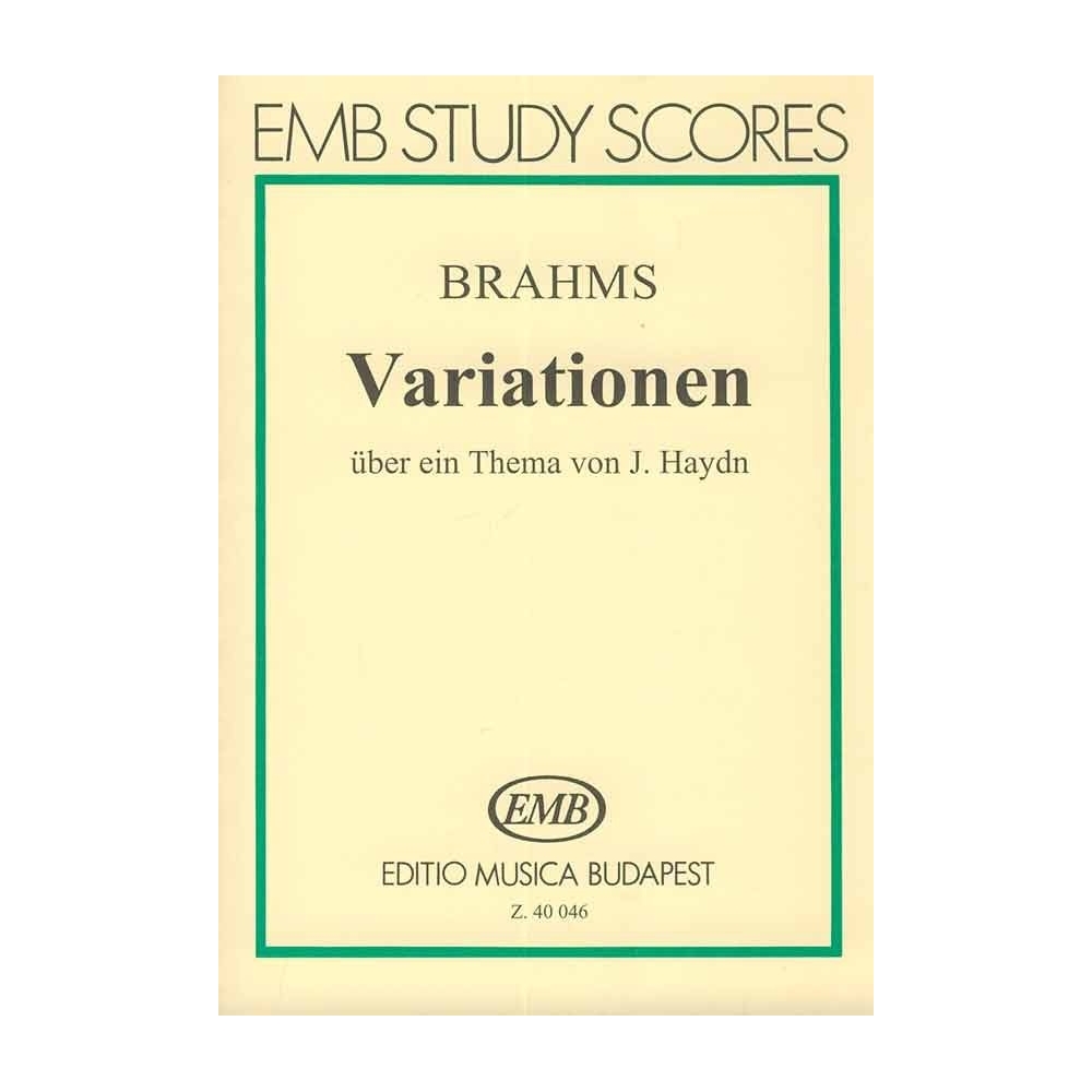 Brahms, Johannes - Variations On A Theme By J. Haydn