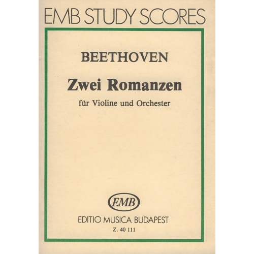 Beethoven, Ludwig van - Two Romances  (f Major, G Major)