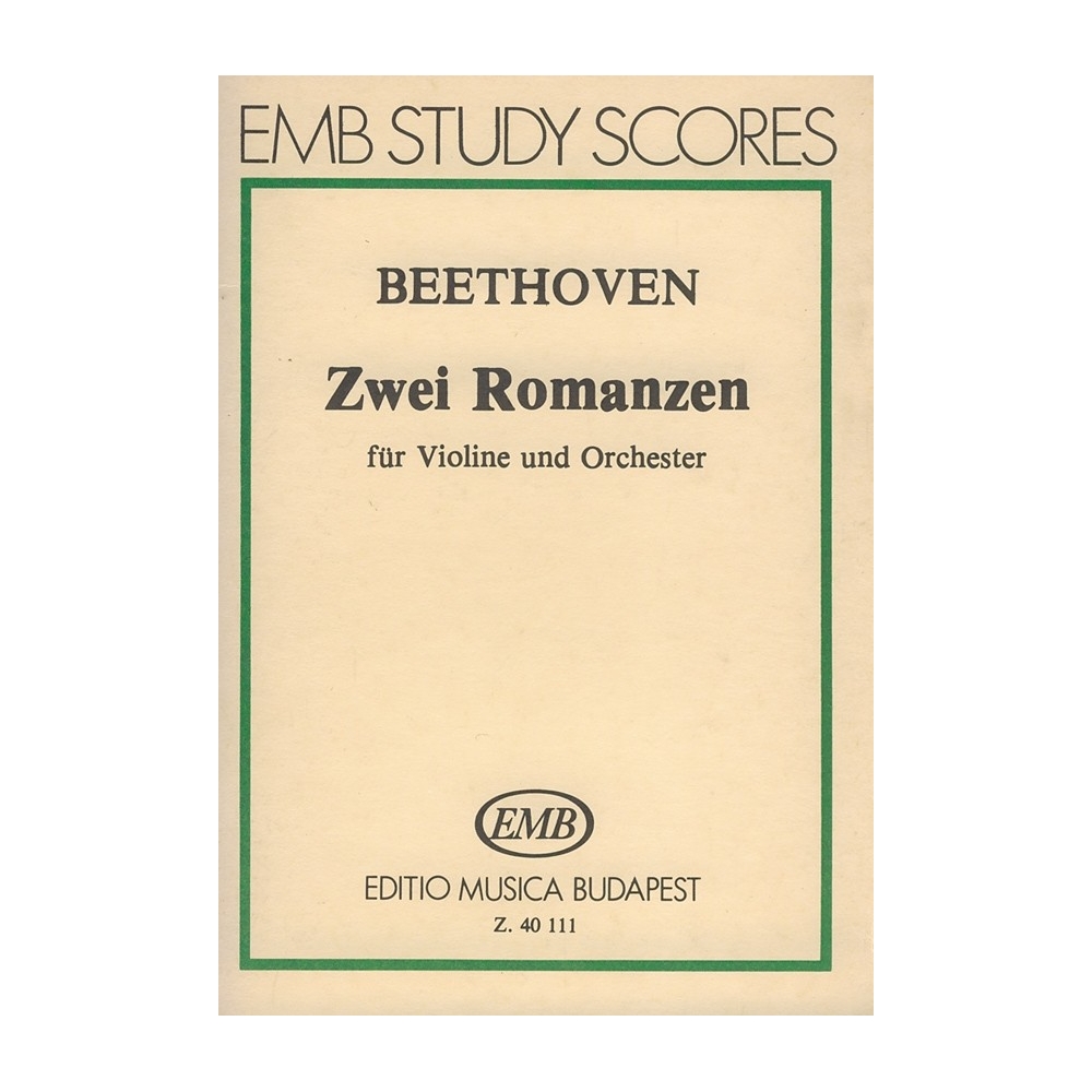 Beethoven, Ludwig van - Two Romances  (f Major, G Major)