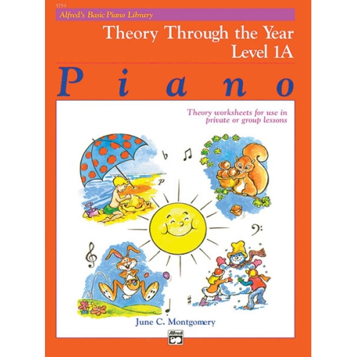 Alfred's Basic Piano Library: Theory Through the Year Book 1A