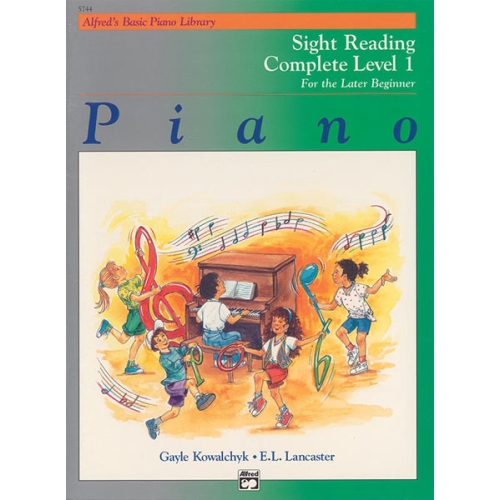 Alfred's Basic Piano Library: Sight Reading Book Complete Level 1 (1A/1B)