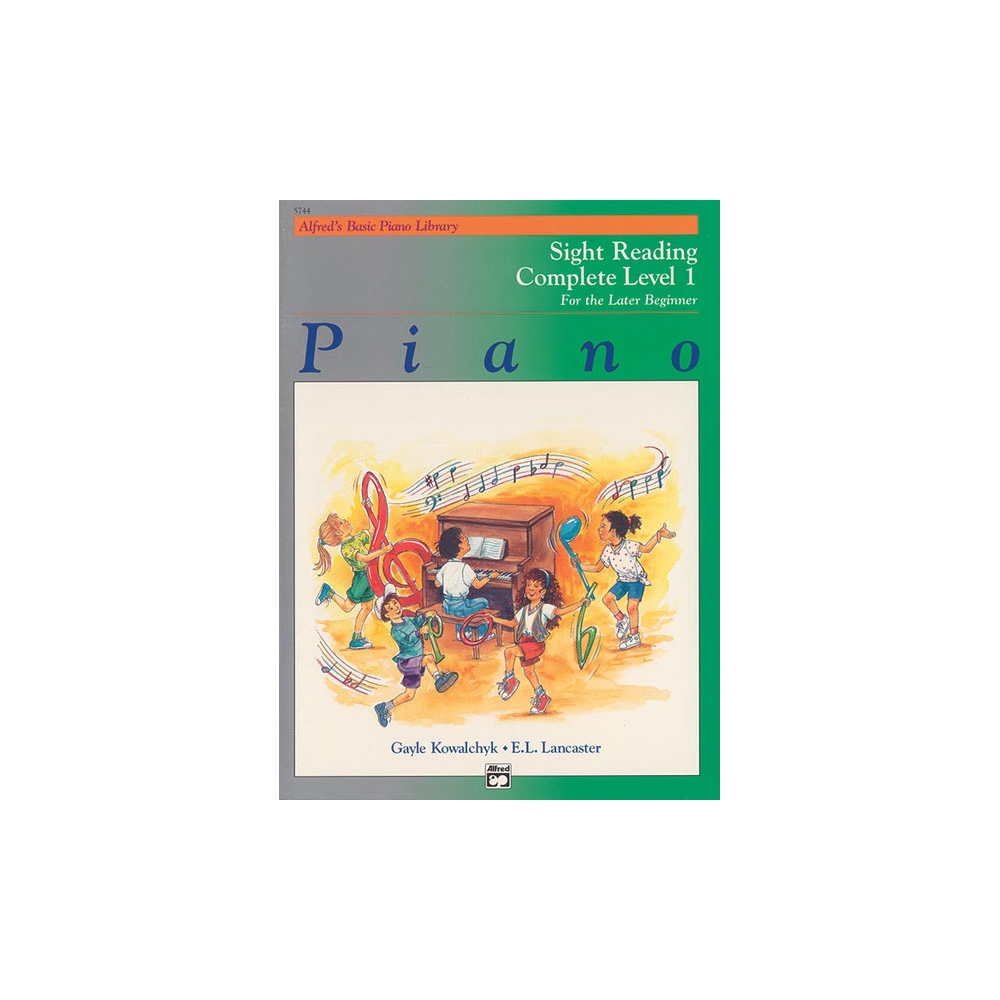 Alfred's Basic Piano Library: Sight Reading Book Complete Level 1 (1A/1B)