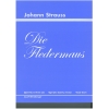 Strauss, Johann (II) - Die Fledermaus. Vocal Score