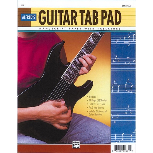 Guitar TAB Pad (8.5" x 11")