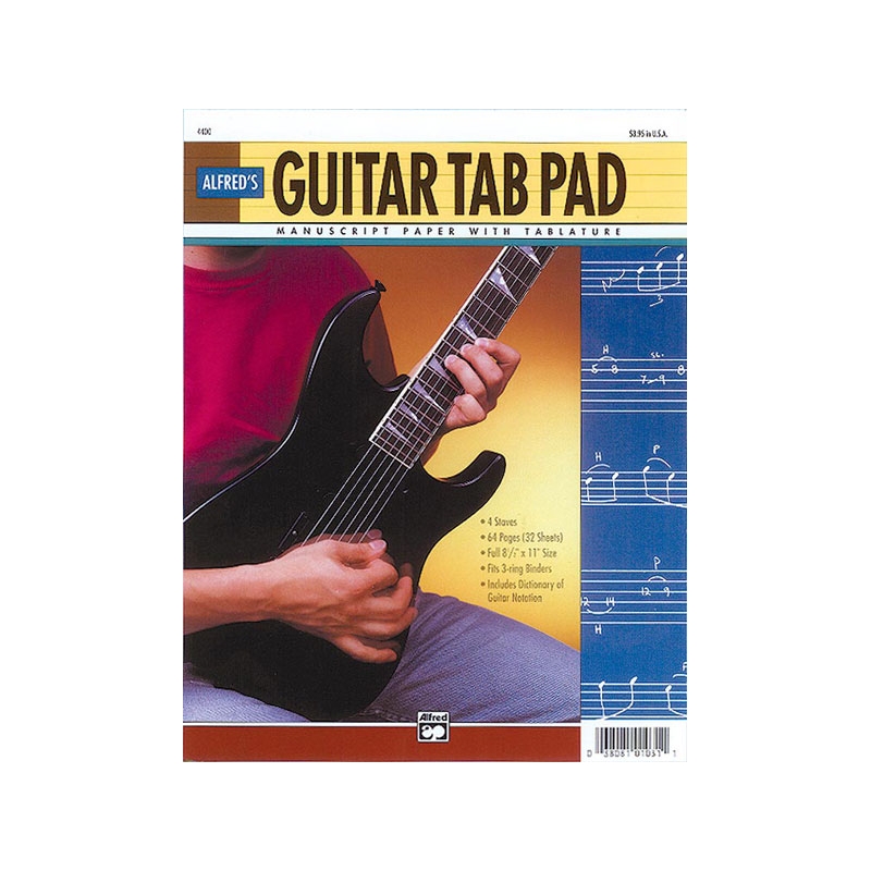 Guitar TAB Pad (8.5" x 11")
