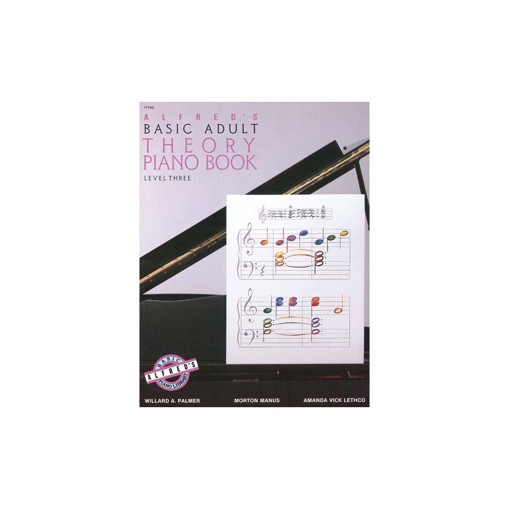 Alfred's Basic Adult Piano Lbrary Theory 3