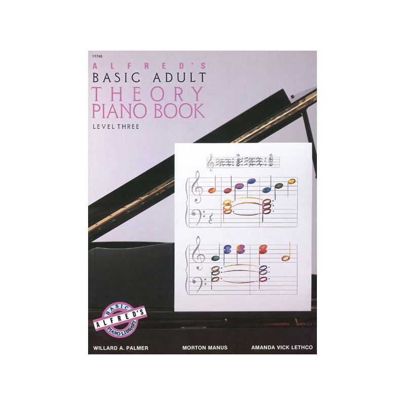 Alfred's Basic Adult Piano Lbrary Theory 3