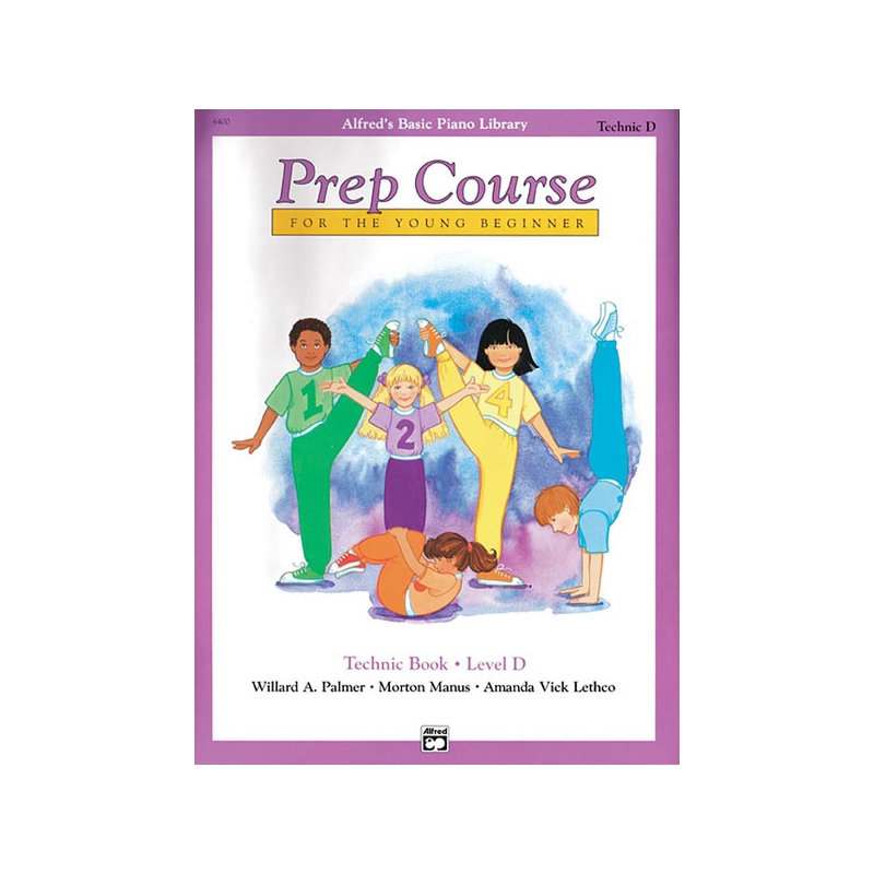 Basic Piano Library Prep Course Technic Book D