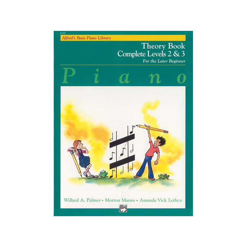 Alfred's Basic Piano Library Theory Book 2-3