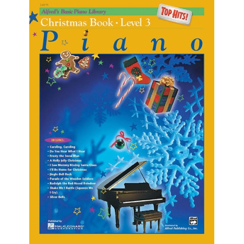 Alfred's Basic Piano Library: Top Hits! Christmas Book 3