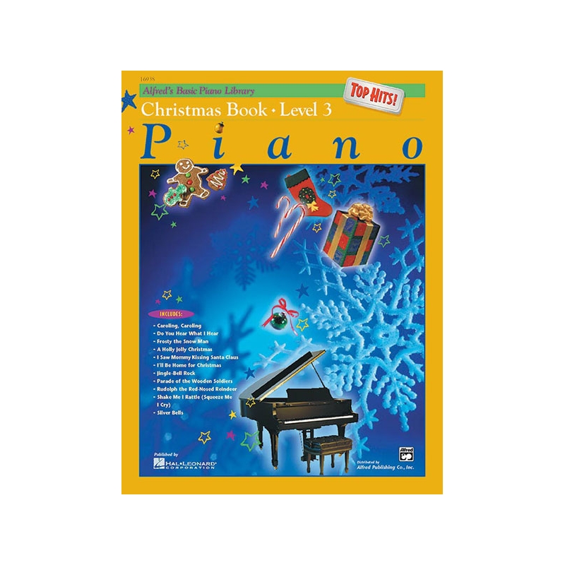 Alfred's Basic Piano Library Top Hits Christmas 3