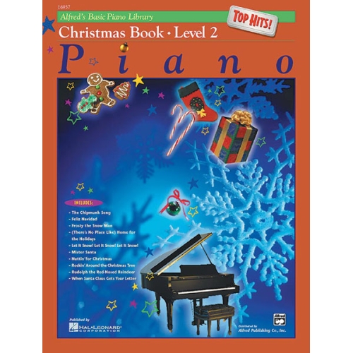 Alfred's Basic Piano Library: Top Hits! Christmas Book 2