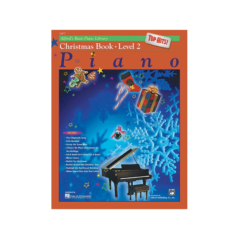 Alfred's Basic Piano Library: Top Hits! Christmas Book 2