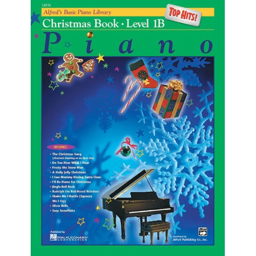 Alfred's Basic Piano Library: Top Hits! Christmas Book 1B