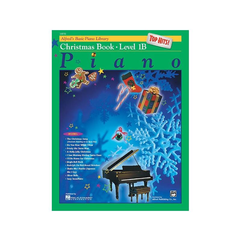 Alfred's Basic Piano Library: Top Hits! Christmas Book 1B