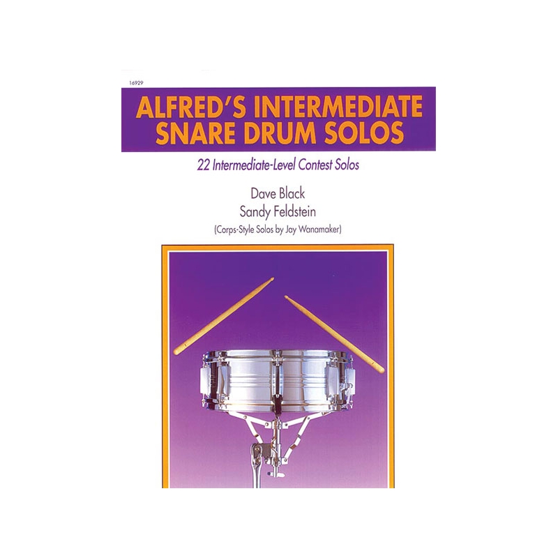 Black & Feldstein - Alfred's Intermediate Snare Drum Solos