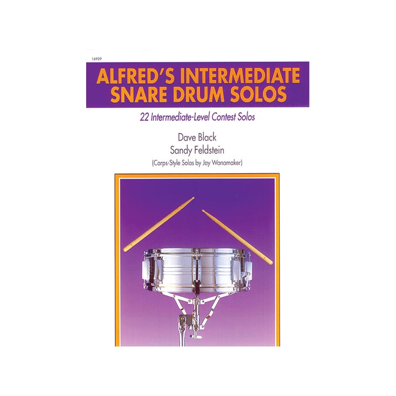 Alfred's Intermediate Snare Drum Solos