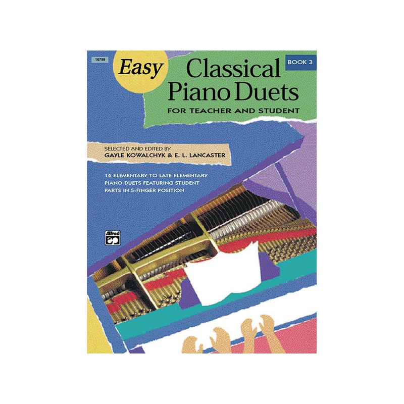 Easy Classical Piano Duets for Teacher and Student, Book 3