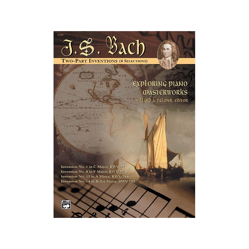 Bach, Johann Sebastian - 2-Part Inventions (4 Selections)