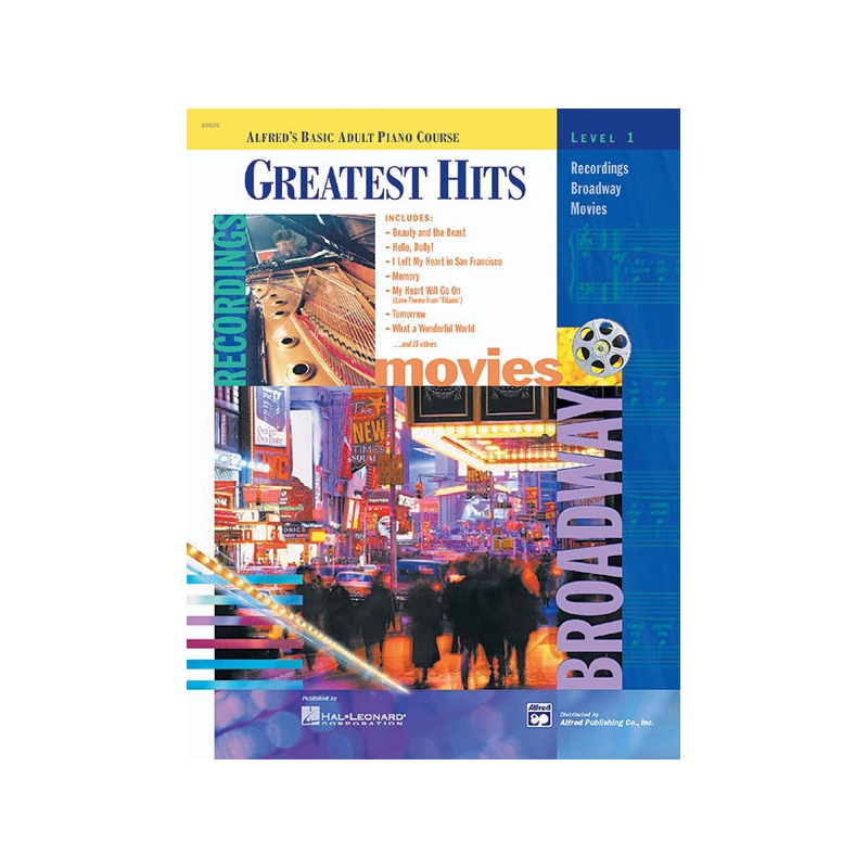 Alfred's Basic Adult Piano Course Greatest Hits 1