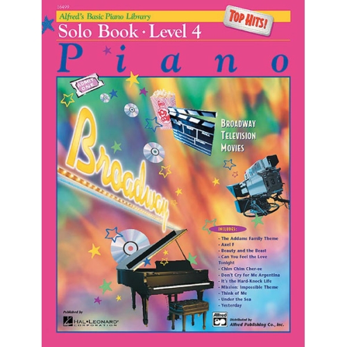Alfred's Basic Piano Library Top Hits Solo Book 4
