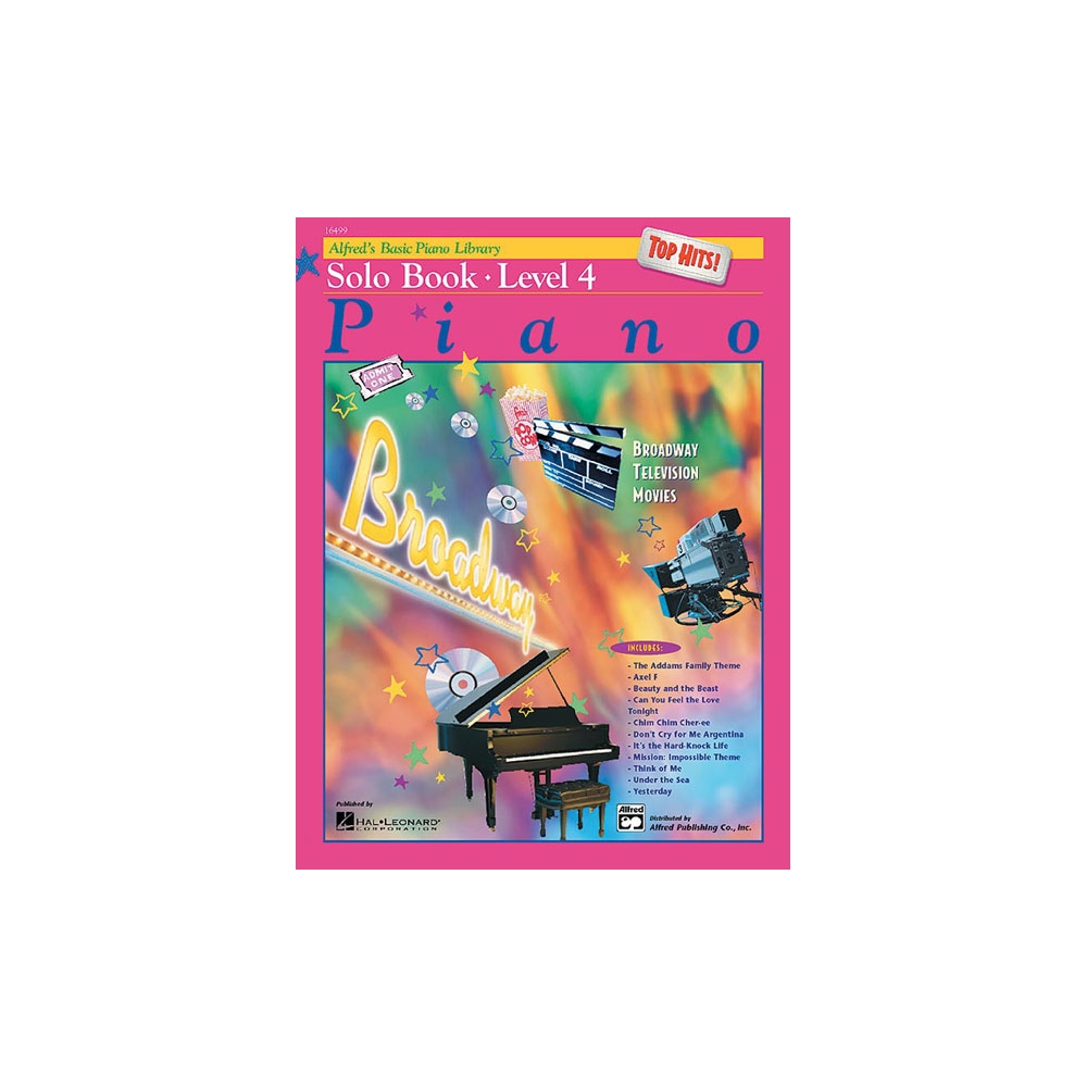Alfred's Basic Piano Library Top Hits Solo Book 4