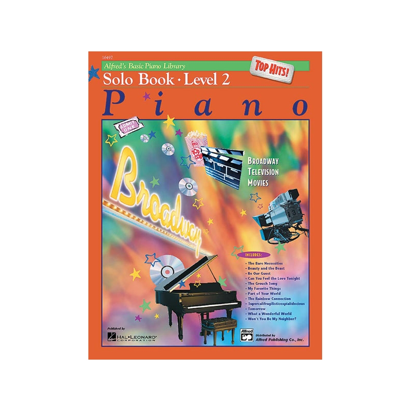 Alfred's Basic Piano Library Top Hits Solo Book 2