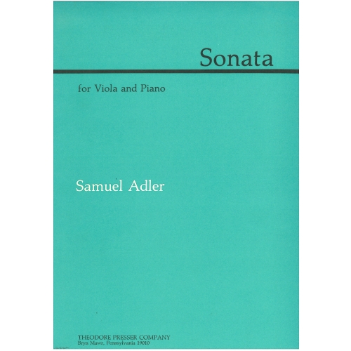 Adler, Samuel - Sonata 