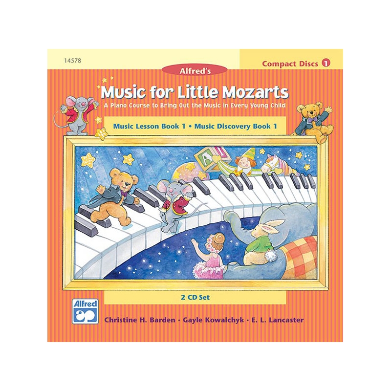 Music for Little Mozarts: CD 2-Disc Sets for Lesson and Discovery Books, Level 1