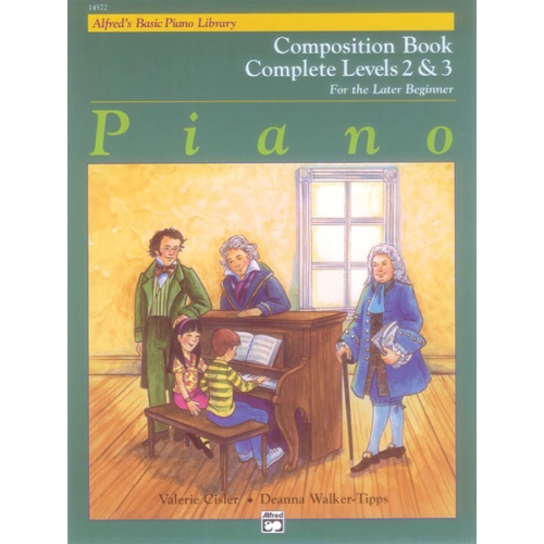 Alfred's Basic Piano Library: Composition Book Complete 2 & 3