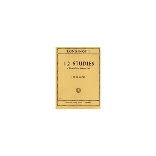 Longinotti 12 Studies in Classical and Modern Style for Trumpet