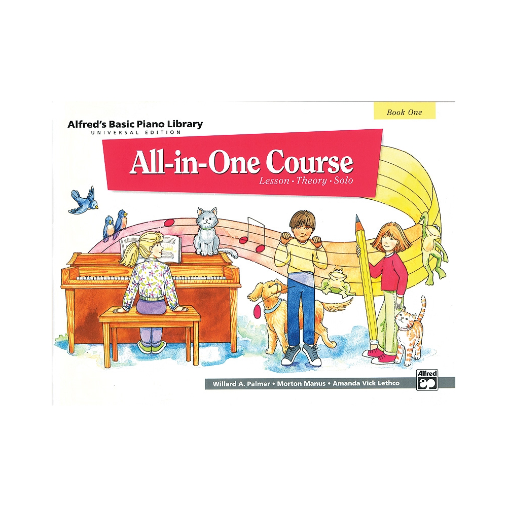 Alfred's Basic Piano Library All In One Course 1