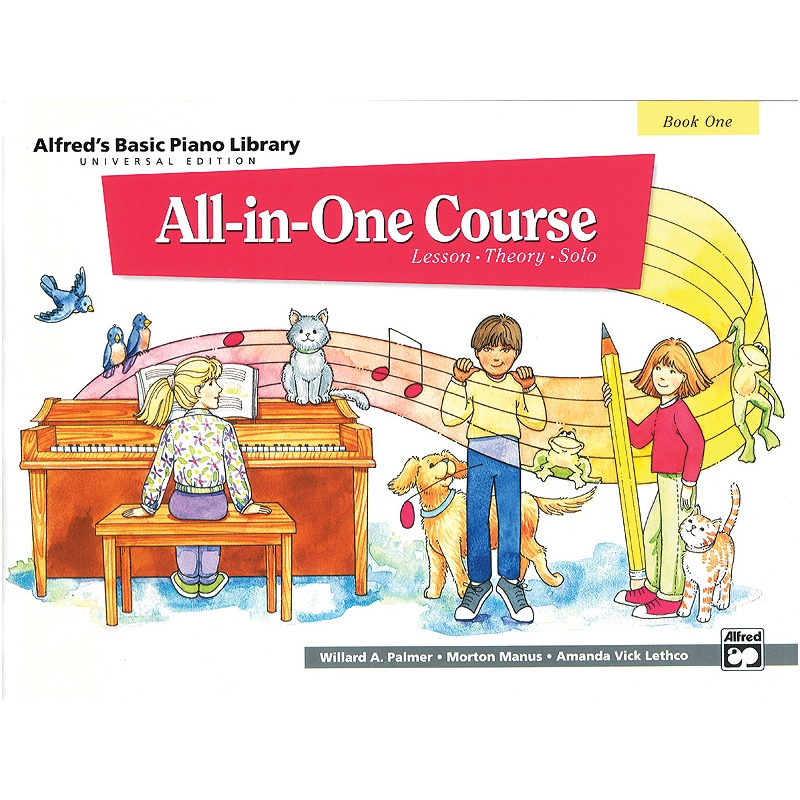 Alfred's Basic Piano Library All In One Course 1