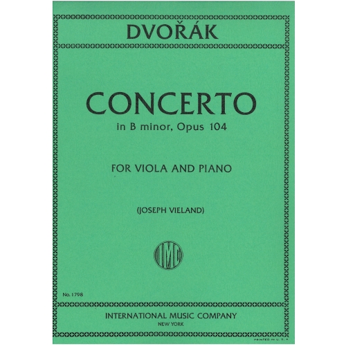 Dvorak, Antonin - Concert in B minor, op 104