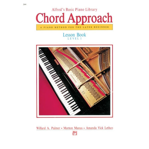 Alfred's Basic Piano: Chord Approach Lesson Book 1