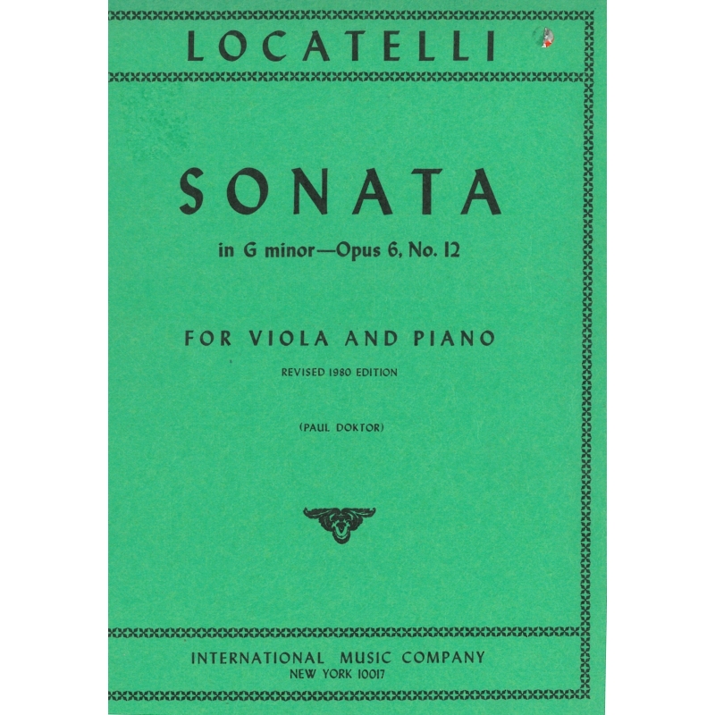 Locatelli, Pietro - Sonata in G minor, op 6, No 12