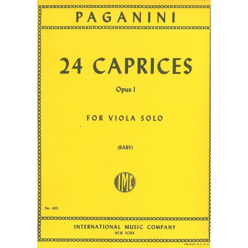 Paganini, Niccolò - 24...