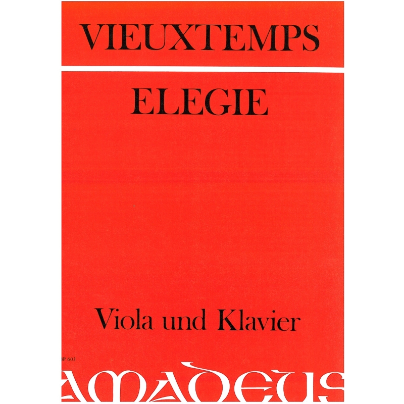 Vieuxtemps, Henri - Elegie op. 30