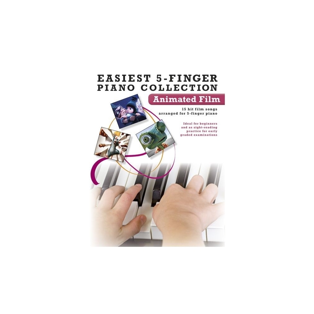 Easiest 5-Finger Piano Collection: Animated Film