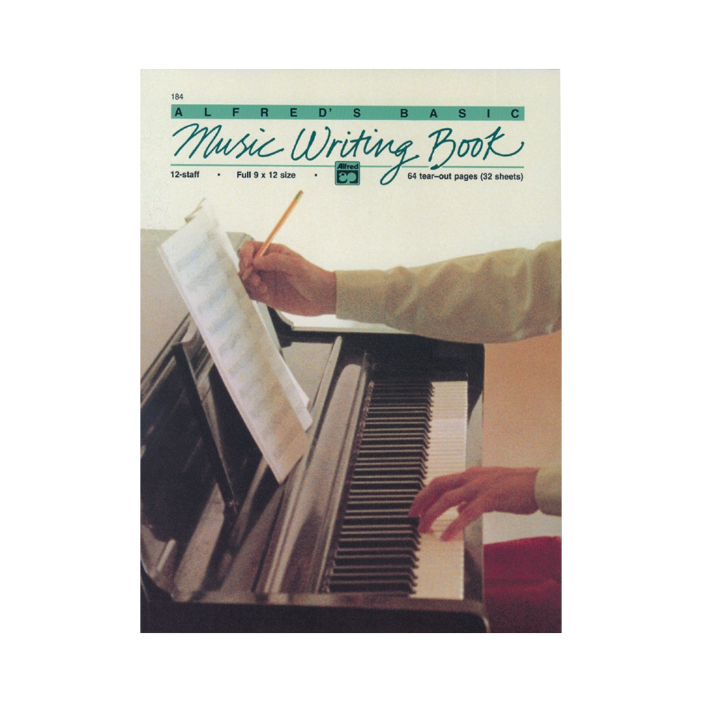 Music Writing Book. 12 stave 64 pages