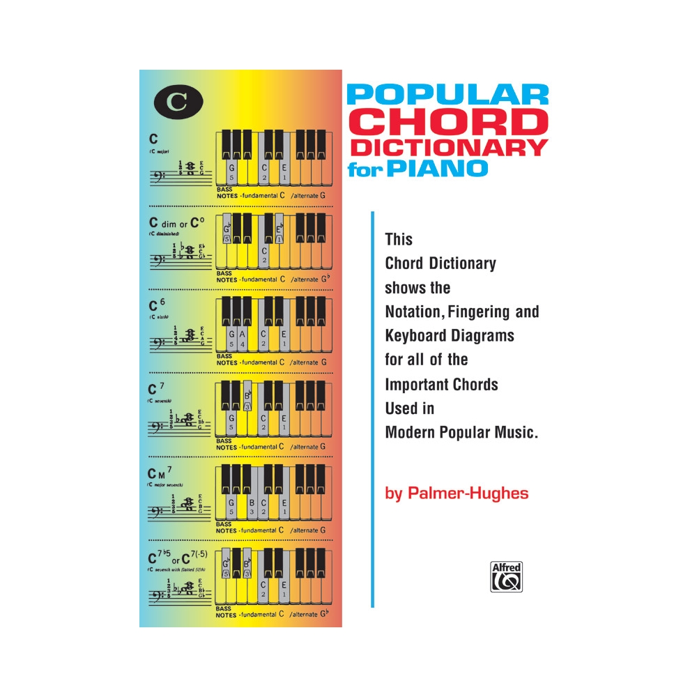 Popular Chord Dictionary for Piano