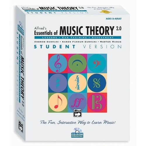 Alfred's Essentials of Music Theory: Software, Version 2.0 CD-ROM Student Version, Complete Volume